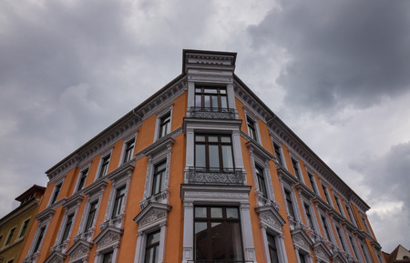 The old buildings of city Meissen, Germany.