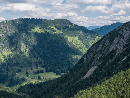 The landscape of mountain in Tyrol, Bavaria .の写真素材