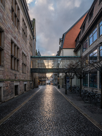 The architecture of city Hildesheim, Germany .のeditorial素材