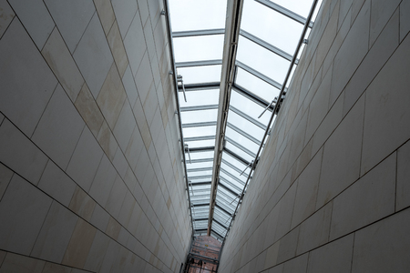 The windows on a ceiling of modern building .の写真素材