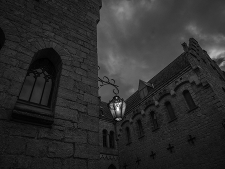 The lantern in old Marienburg Castle, Germany .の写真素材