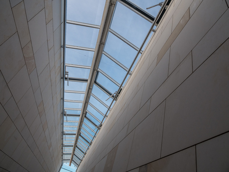 The windows on a ceiling of modern building .の写真素材