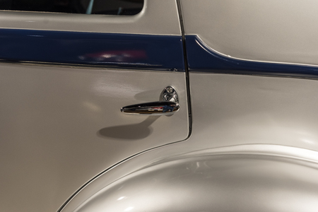 The part of an old car in retro style