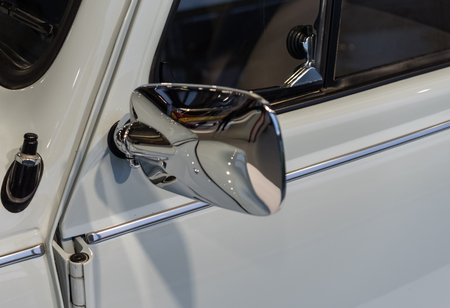 The part of an old car in retro styleの写真素材