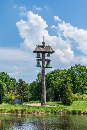 The bell of Russian Orthodox Church in Gifhorn, Germany .の写真素材