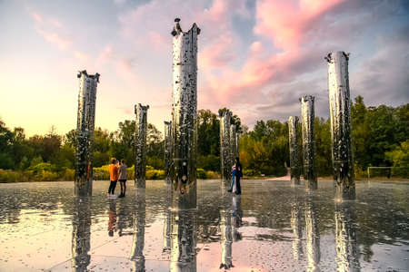 Mirror Field audiovisual installation in Memory of Babyn Yar Victims at the Babyn Yar National...