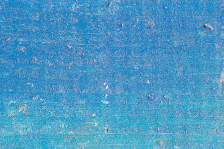 Blue board. Destroyed blue background. Empty spaceの写真素材