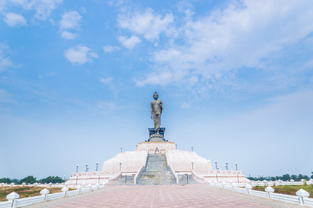 Buddhist park in  Northeast Phutthamonthon district, khonKean Province of Thailand.の写真素材