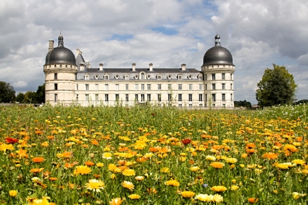 Chateau Valencay in the Loire Franceの写真素材