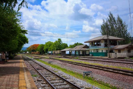 Railway station in Thailandのeditorial素材