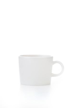 Tea Cup isolated on whiteの写真素材