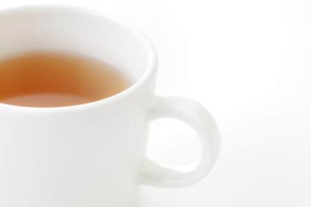 Tea Cup isolated on whiteの写真素材