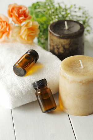Spa Aroma oilの写真素材