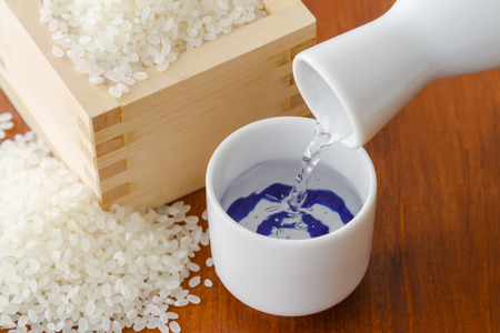 Japanese SAKEの写真素材