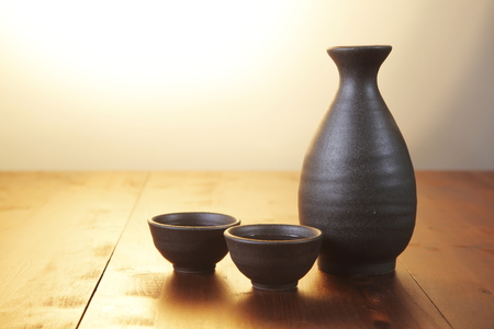 Japanese SAKEの写真素材