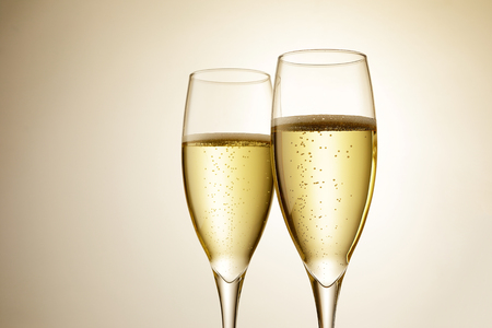 Champagne sparkling wineの写真素材