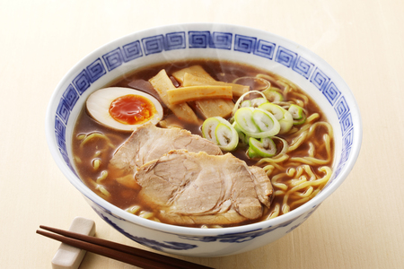 Japanese Ramen noodlesの写真素材