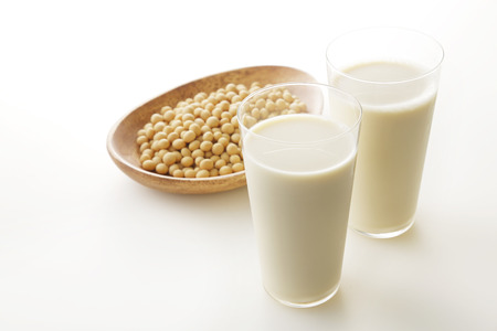 Soy milkの写真素材