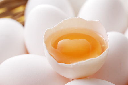 White eggsの写真素材