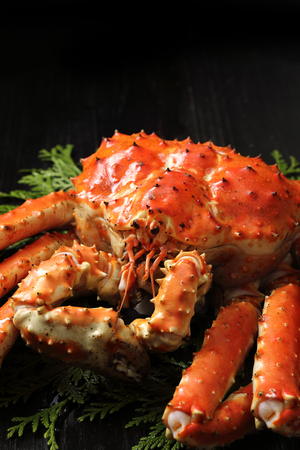 Red king crabの写真素材
