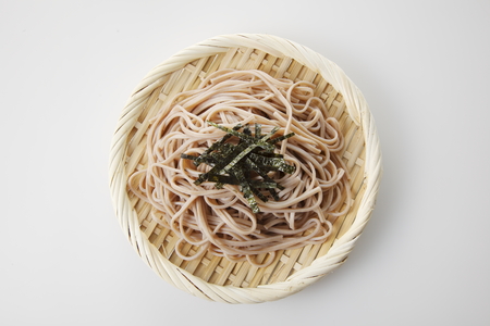 Soba, buckwheat noodlesの写真素材