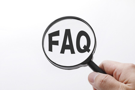 FAQ Frequently Asked Questionsの写真素材