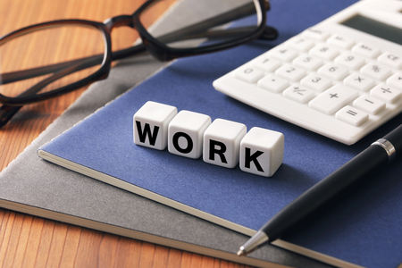 WORK. Business word concept.の写真素材