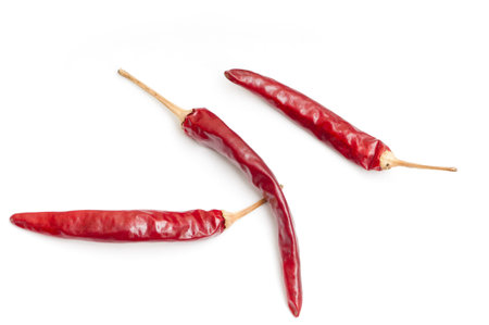 dry red pepper is a kind of Chinese many local cuisines indispensable spices