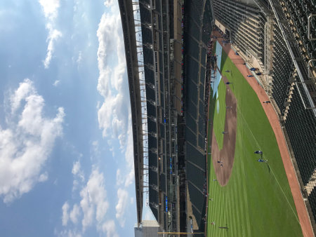 baseball stadiumの写真素材
