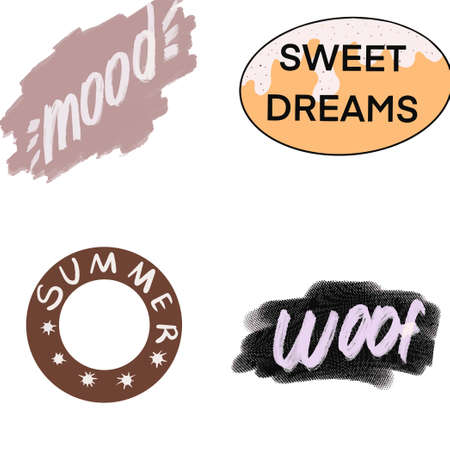 Beautiful and unique text for your cafe or coffee shopのイラスト素材