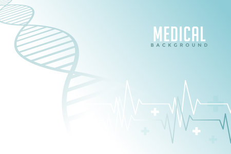background medicine gladient dna medicine in vector and illustrationのイラスト素材