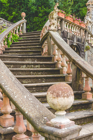 Stairs in the parkの写真素材