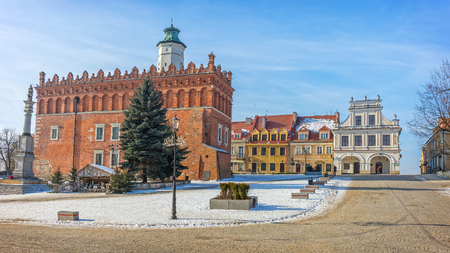Old Town, Sandomierz, Polandのeditorial素材