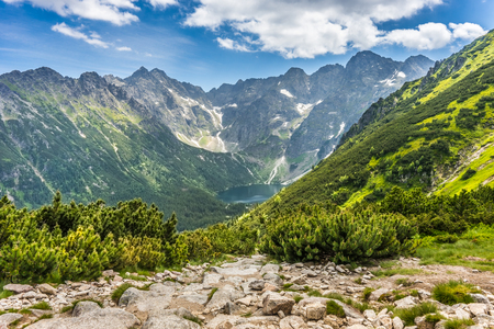 Morskie Oko, Tatryの写真素材