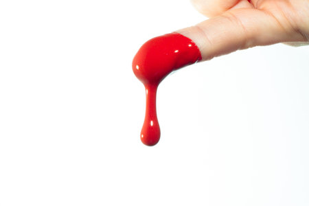 Finger Paintの写真素材