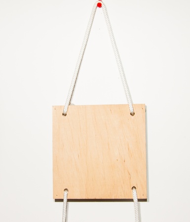 Plywood on the white backgroundの写真素材