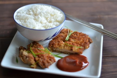 chicken katsuの写真素材