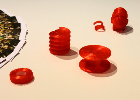 HANNOVER, GERMANY - MARCH 20: The 3D Printer on March 20, 2015 at CEBIT computer expo, Hannover,...