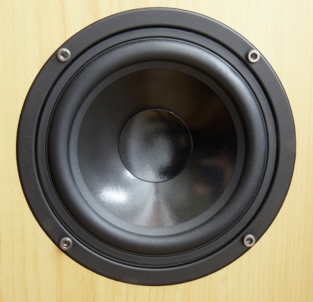 Low frequency loudspeaker with vibrating diaphragmの写真素材