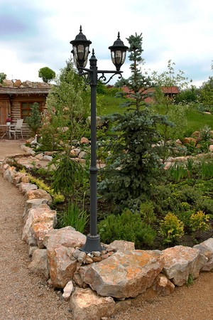 Street lamp in the Park.の写真素材