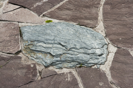 The stones on the pavement.の写真素材