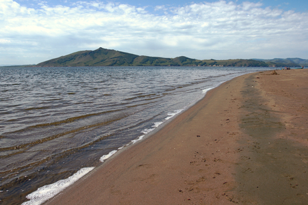 A sandy beach.の写真素材