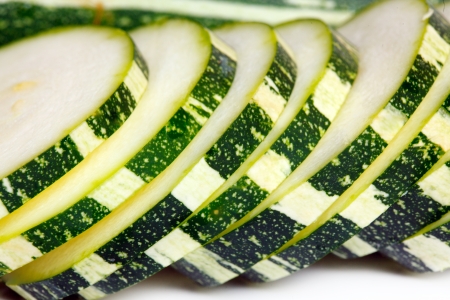 Sliced long marrowの写真素材