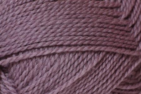 skein of yarn mocha color closeup の写真素材