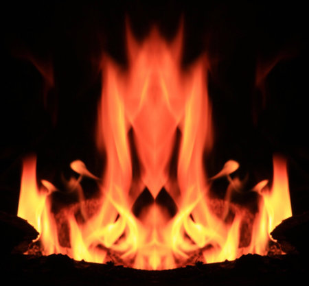 Flaming Demonsの写真素材