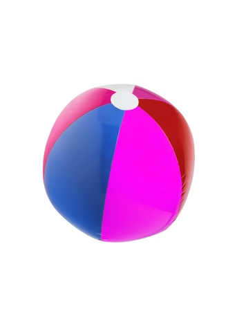 Colorful ball on whiteの写真素材