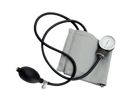 sphygmomanometer isolated on white background