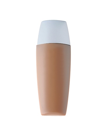 liquid makeup foundation in tube isolated on white backgroundの写真素材