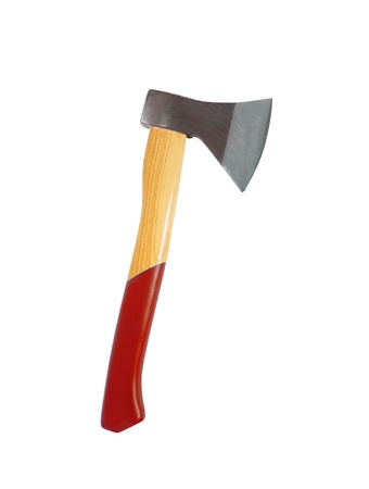 Axe isolated on white backgroundの写真素材