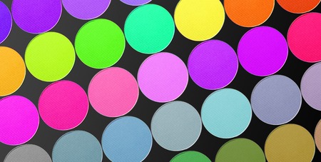 Professional multicolor eyeshadow palette for makeup backgroundの写真素材